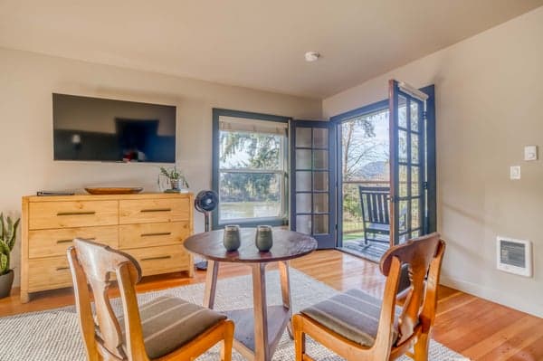 Dining Area with River View