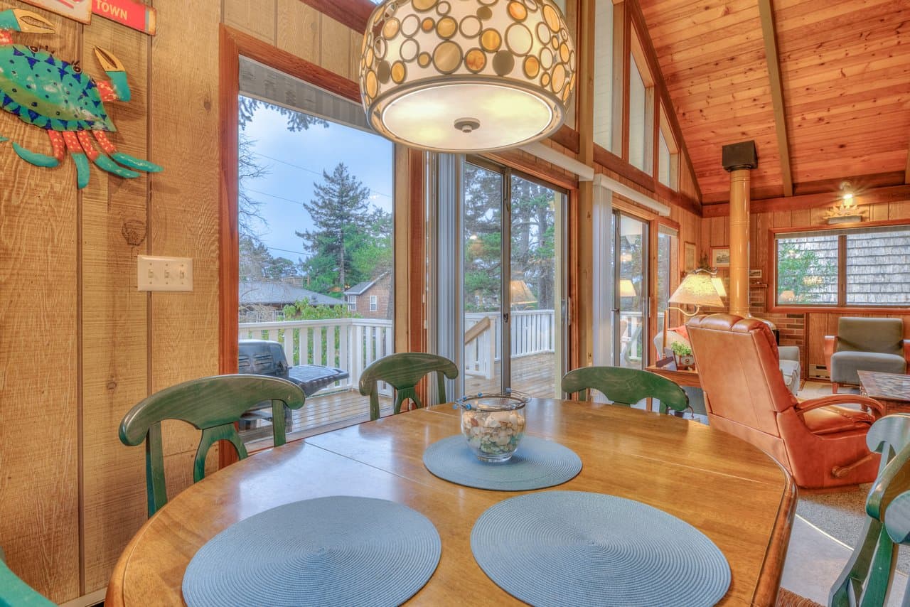 Dining Area with Window Views